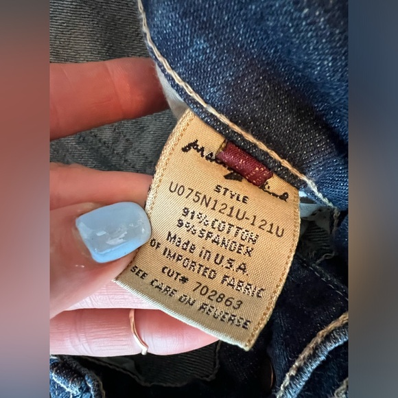 GUC 7 for All Mankind Bootcut Blue Jeans Size 28 - Picture 8 of 9